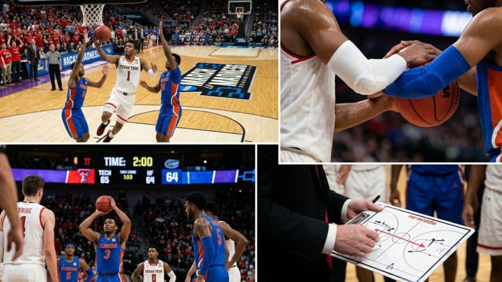 Unpacking March Madness History: Texas Tech Vs Florida Key Stats & Records Texas Tech vs Florida basketball March Madness tournament action dynamic game shot.
