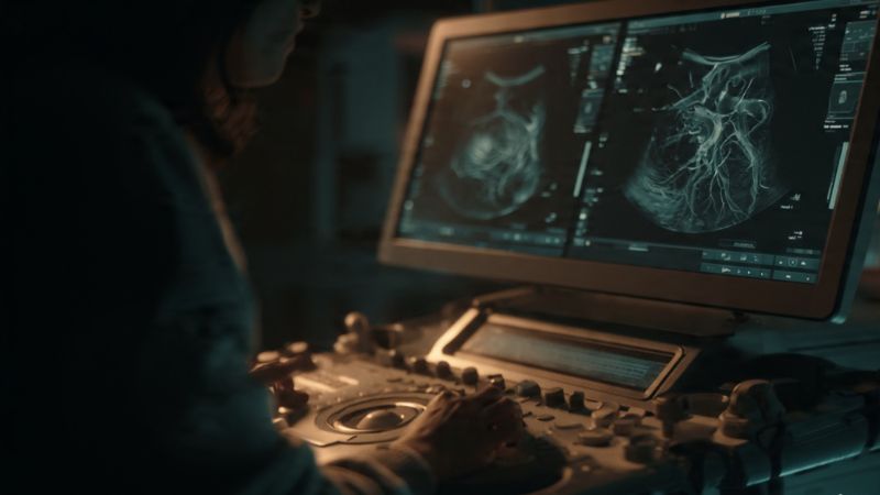 How Can You Earn Like Super Fast: What is an Ultrasound Tech Salary? Advanced diagnostic medical sonography equipment displaying detailed data models that justify a premium ultrasound tech salary.